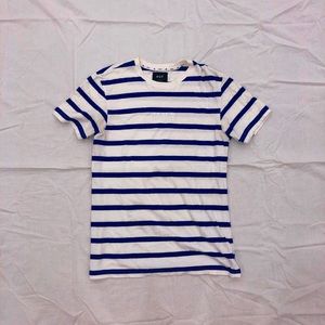 Official HUF Primary Blue Striped Tee